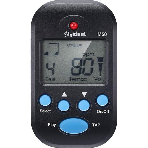 Mini Métronome Numérique, Multifonctionnel, Portable, Volume Réglable, Clip, Avec Haut-Parleur, Tempo (Noir)
