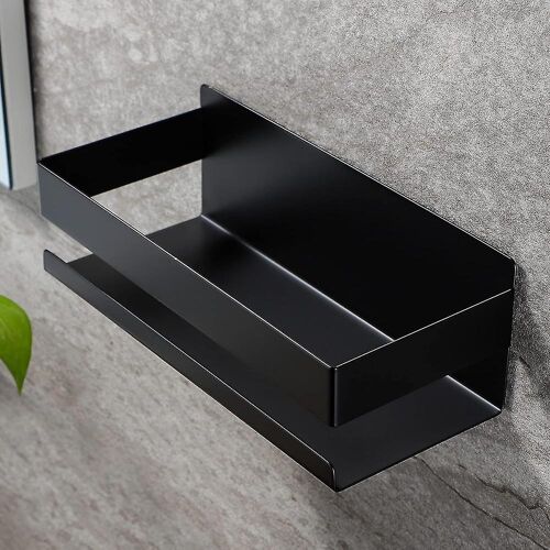 Étagère de douche autocollante sans perçage, en acier inoxydable Sus304