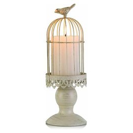 Chandelier cage à oiseaux vintage, chandeliers décoratifs de table de mariage, ornements de chandelier sculptés en fer forgé