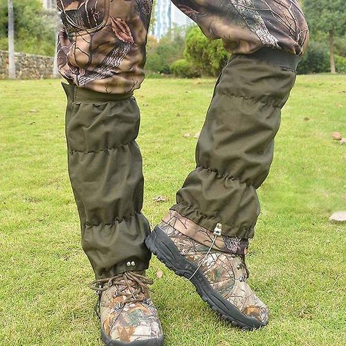 Guêtres De Protection Contre Les Morsures De Serpent Guêtre Pour Le Bas Des Jambes Guêtre Pour La Randonnée Chasse Anti-Serpent Imperméable Housse De Botte De Neige Taille Unique Legging Réglable Pour Moi