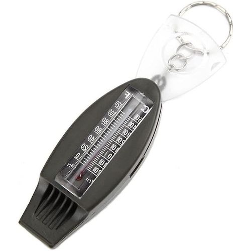 Sifflet De Survie D'urgence 4 En 1 Avec Boussole, Thermomètre, Loupe Pour Randonnée Et Camping, Vert Armée