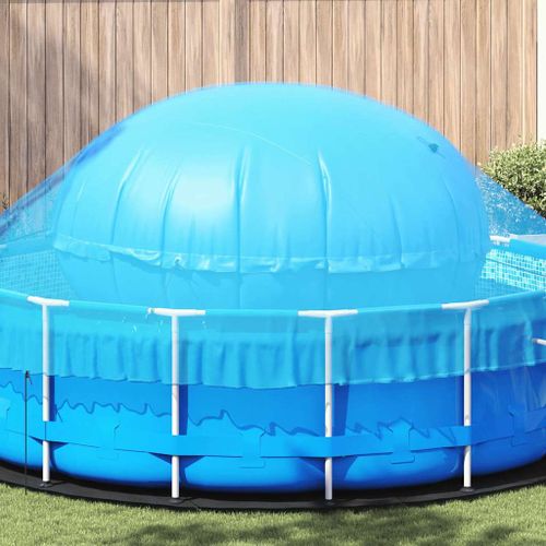 vidaXL Coussin de piscine pour piscine hors sol Bleu Ø 300 cm PVC