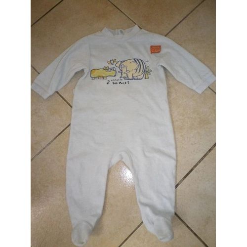 Pyjama - Dors Bien Bebe 6 Mois .