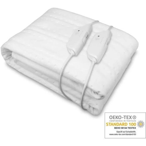 Surmatelas Chauffant – Chauffe-Lit 2 Places– Medisana Hu 676 – Lavable – 4 Niveaux De Températures - Arrêt Automatique – 150x160cm