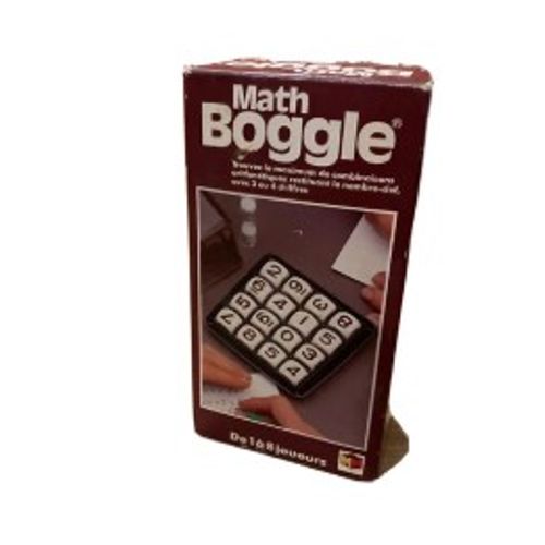 Math Boggle De Miro Méccano . Jeu Vintage