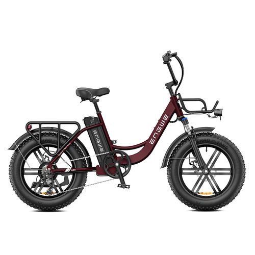 Vélo Électrique Engwe L20 Boost, 250 W, 48 V, 13 Ah, Capteur De Couple, Rouge