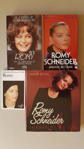 Romy Schneider - Lot De 4 Livres