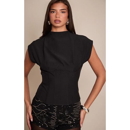 Femme Top Noir À Taille Cintrée | Taille 44