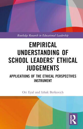 Empirical Understanding Of School Leaders' Ethical Judgements