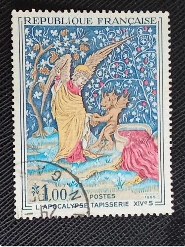Timbre France Yt 1458 Tapisserie De L'apocalypse. Angers 1965 ( 220904 )