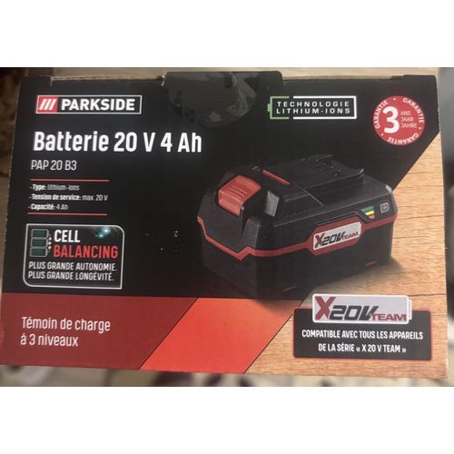 Batterie 20v 4Ah