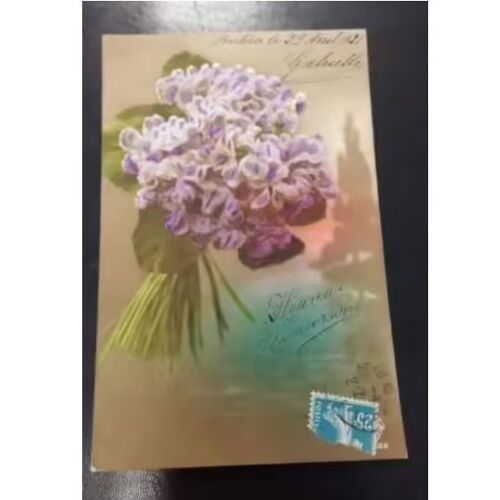Carte Postale Heureux Anniversaire En L'état Sur Les Photos