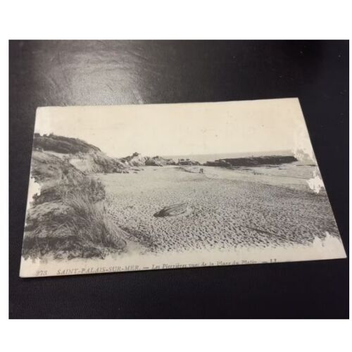 Carte Postale Saint Palais Sur Mer Les Pierrières Vues De La Plage Et Du Platin En L'état Sur Les Photos