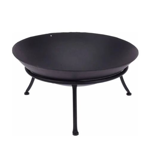 Brasero métal D57 noir sur pieds