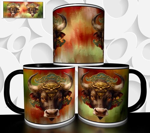 Mug Tasse À Café - Signe Astrologique Chinois Astrologie Chinoise Le Boeuf 4980