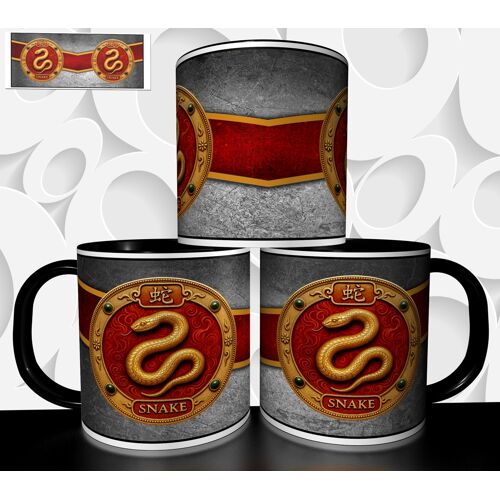 Mug Tasse À Café - Signe Astrologique Chinois Astrologie Chinoise Le Serpent 5009
