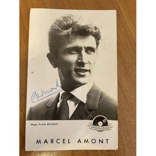 Autographe Marcel Amont 1964