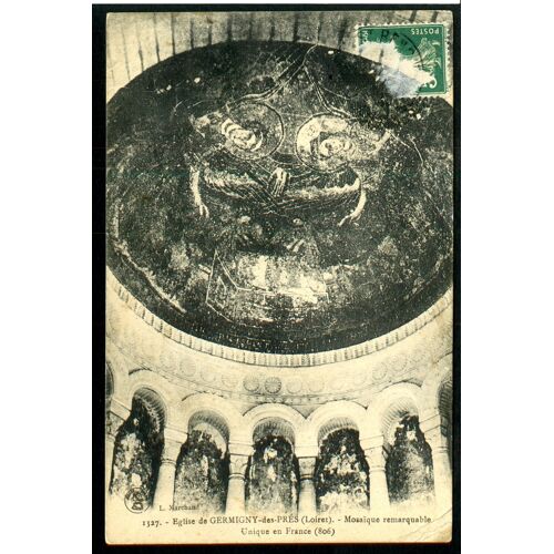 Carte Postale N°1327 , Église De Germigny-Des-Prés , Loiret , Mosaïque Remarquable , Unique En France , 806