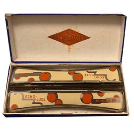 M.Hohner Germany - Harmonica Double - Echo Luxe Hohner