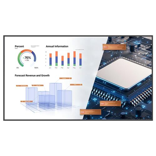 BenQ ST8602S Écran plat de signalisation numérique 2,18 m (86") LED 400 cd/m² 4K Ultra HD Noir Intégré dans le processeur Android 8.0 18/7