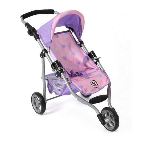 Poupées Jogging-Buggy LOLA C?ur violet-rose