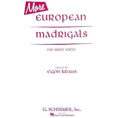 More European Madrigals / Choral Score