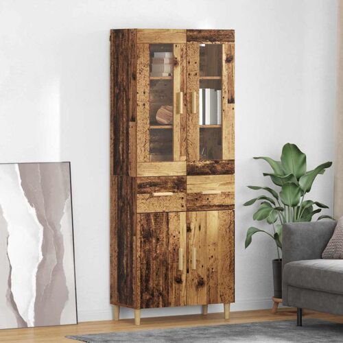 vidaXL Haut Armoire Bois Ancien 69,5 x 34 x 180 cm Bois d'ingénierie