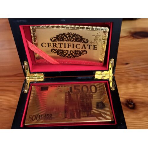 Jeu De Carte 500 Euro En Or