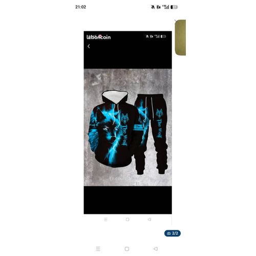 Ensemble Décontracté Pour Hommes Avec Imprimé Loup Violet Féroce - Sweat À Capuche Et Pantalon De Jogging En Polyester Confortable, Lavable En Machine - Parfait Pour Le Printemps/Automne