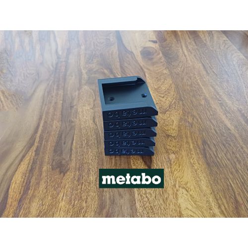 Lot de 5 supports batteries METABO 18V