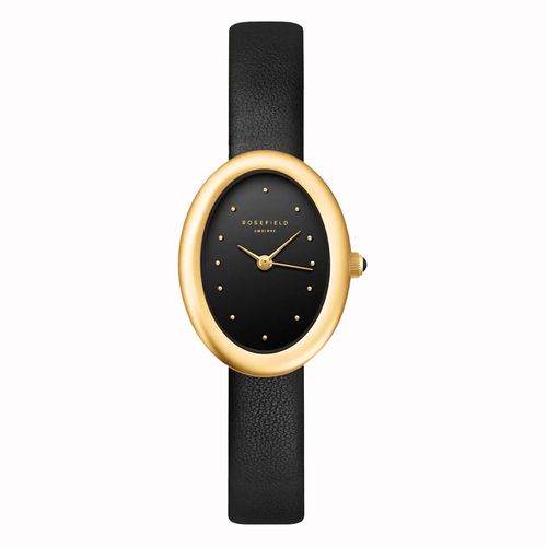 Montre Femme Rosefield Ovale Or Noir