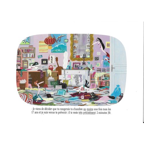 France, Humour, Très Belle Carte Postale Neuve, Dessin De Voutch - Range Ta Chambre !