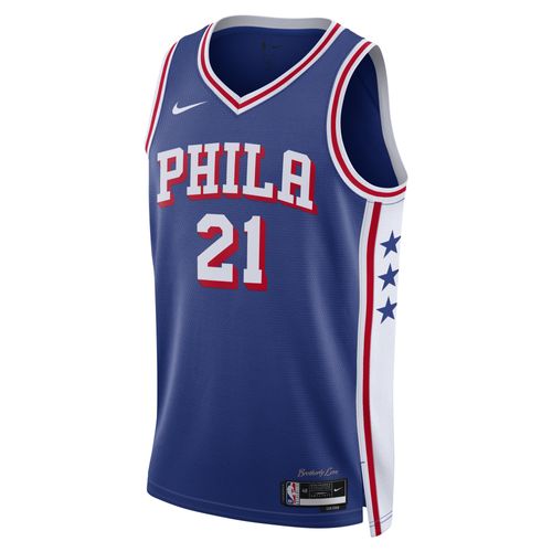 Maillot Nike Dri-Fit Nba Swingman Joel Embiid Philadelphia 76ers Icon Edition Pour Homme - Bleu