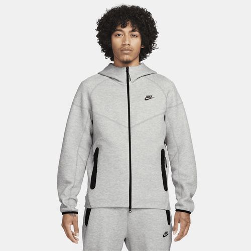 Sweat À Capuche Et Zip Nike Tech Fleece Windrunner Pour Homme - Gris