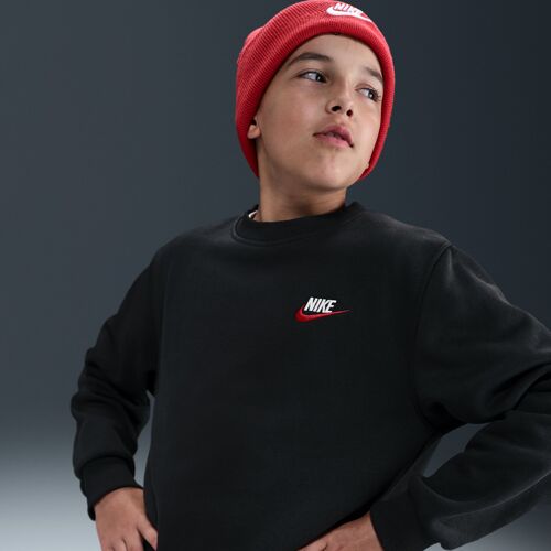 Sweat Nike Club Fleece Pour Ado - Noir