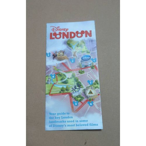 Dépliant Publicitaire Disney London 2011