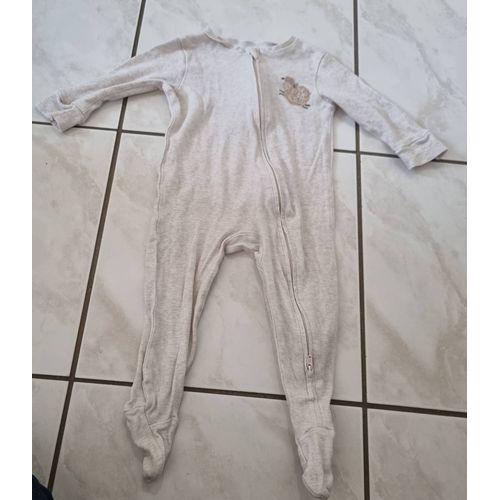 Pyjama Dors-Bien Beige Mouton Primark Taille 6/9 Mois