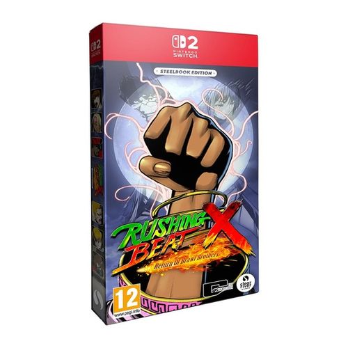 RUSHING BEAT X: Return of the Brawl Brothers Steelbook Edition Switch 2
