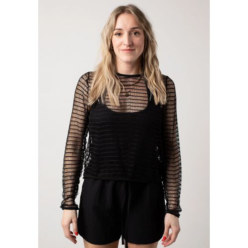 Noisy May - Nat Black - Haut - Noir - Xs - 100% Polyester