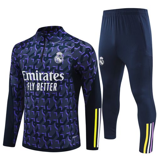 Tenue Real Madrid Cf ¿ Survêtement Entraînement Football Respirant Manches Longues