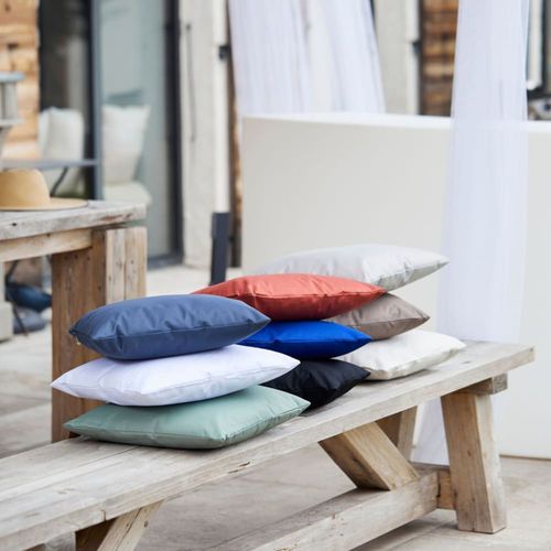 Coussin Extérieur Imperméable Et Déhoussable Polyester Vert Olive