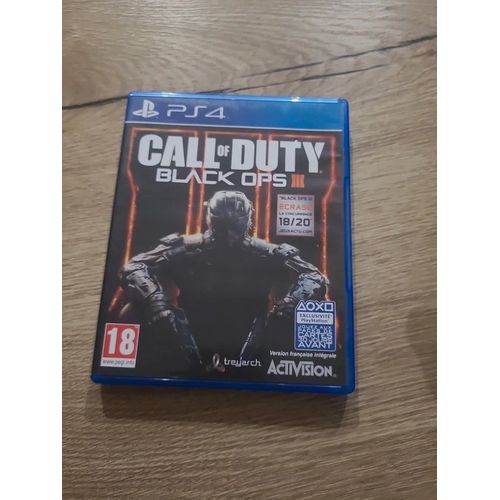 Jeu PlayStation call of duty Black ops 3