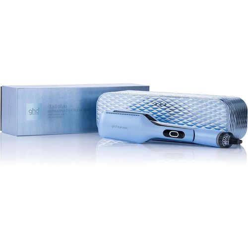 Lisseur Séchant 2-En-1 Ghd Duet Style Bleu Glacier - Vanity Inclus - Collection Iced Luxe