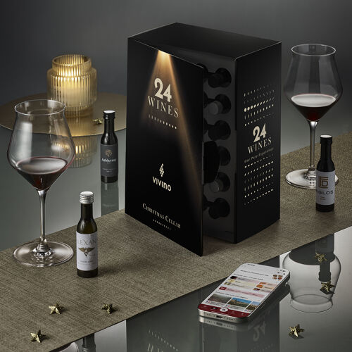 Calendrier De L Avent Vins - La Cave À Vins De Vivino - 24 Vins X 40 Ml - Appli Vivino - Vins Du Monde Blanc, Rouges, Rosés