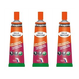 Cléopâtre Lot De 3 Colles Adhésive Cléopâtre En Tube Alu De 30 Gr