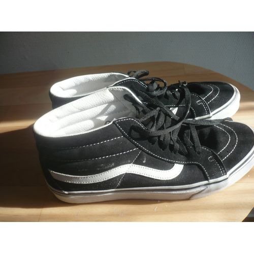 Vans Of The Wall Noir / Blanc ¿ Taille Europe 44,5 - Baskets Montantes -