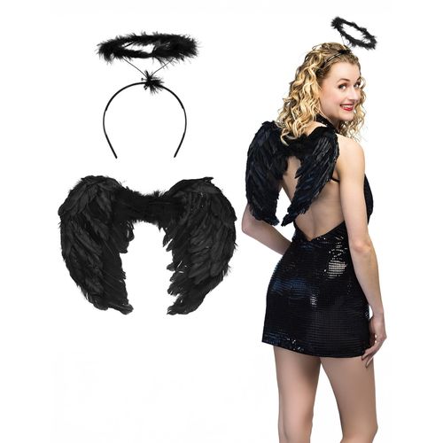 Kit Accessoires D'ange Noir