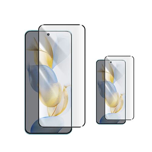 Kit 2 Verre Trempé À Coque Complète Premium PHONECARE Pour Honor X9d - Transparent/Noir
