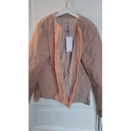 Élégante Veste Femme Couleur Rose Pêche " Mango " Taille L Neuve Avec Étiquette Idée Cadeau