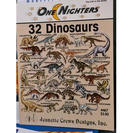 Diagramme Dinosaures Au Point De Croix